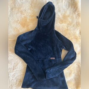 Melanzana High-Pile Fleece Hoodie – Black – Size Small